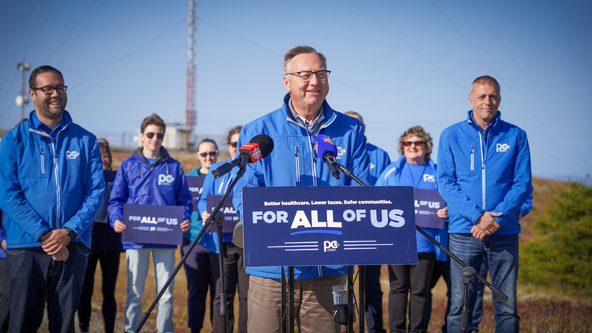 TonyWakehamNL's tweet photo. Too many families in rural Newfoundland and Labrador are living in cell coverage deserts. During the Kingston Fire and other wildfires this summer, people were left unable to reach loved ones, emergency services, or vital healthcare.

A PC Government will invest an additional $3 million every year to expand cellular coverage — prioritizing the communities that need it most, like Carbonear–Trinity–Bay de Verde.

Because your safety, connection, and access to services shouldn’t depend on where you live.

On October 14, vote PC and let’s build a safer, stronger, more connected Newfoundland and Labrador for ALL of us.