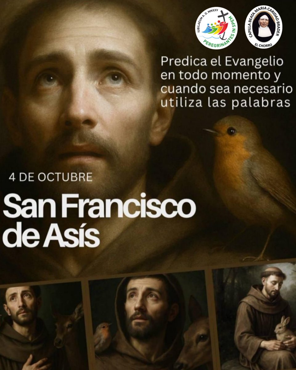 OCTUBRE 4| Solemnidad de San Francisco de Asís🌿☀️

✨️"Dios mío, dame serenidad para aceptar las cosas que no puedo cambiar, coraje para cambiar las cosas que puedo cambiar, y sabiduría para saber reconocer la diferencia". ✨️

#BraderCapilla