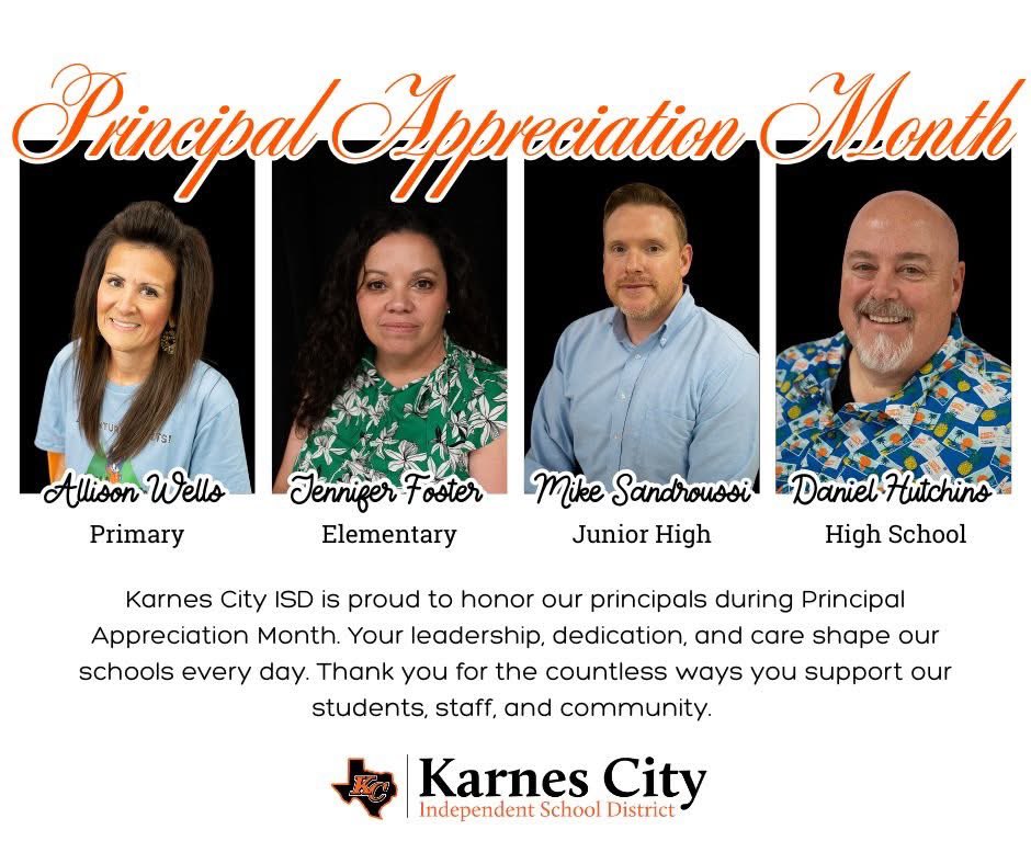 Dear Principals,

This month, we pause to recognize and celebrate the incredible impact you have on our schools and our community. Principal Appreciation Month is more than just a recognition—it is a chance to honor the leadership, compassion, and dedication you show every single