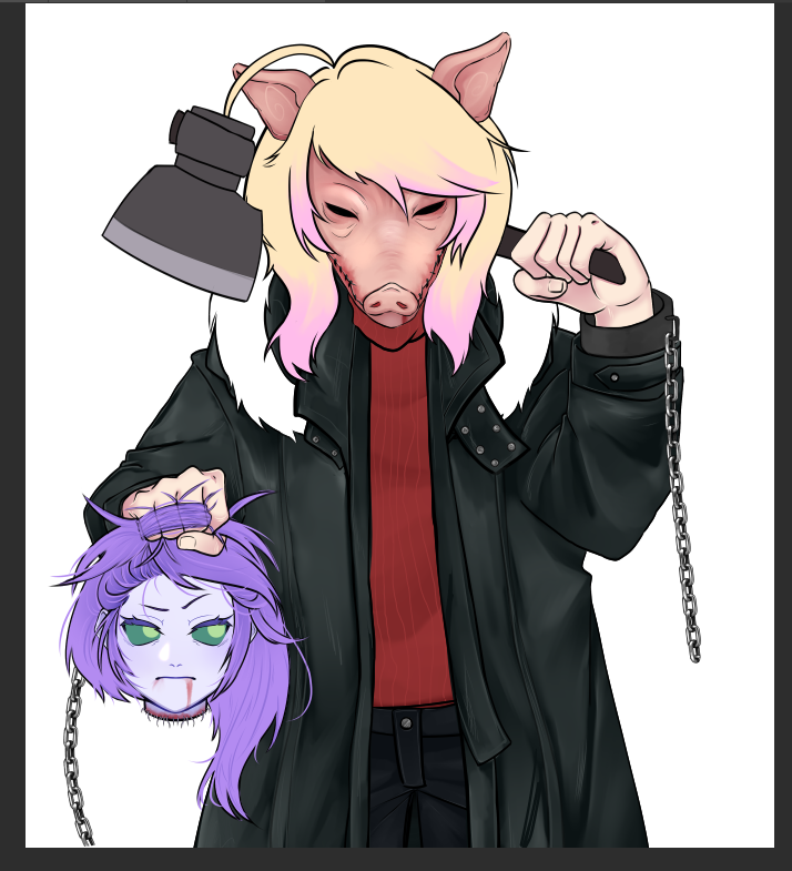 To orgulhosa de como ta ficando a pintura disso!

Wip 👻