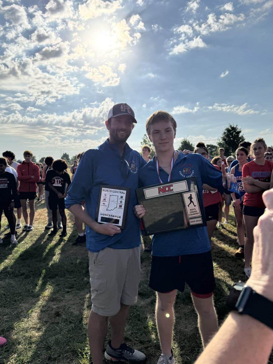 Cooper Cage is your conference champion with a time of 16:11 &amp; Preston Arreola placed 3rd with a time of 16:59 to lead the Kats! Ben Wallace placed 7th with a PR time of 17:21, Reece Wright placed 13th with a big PR of 17:42 &amp; Leo Serra placed 23rd with a PR of 18:09! Go Kats!!