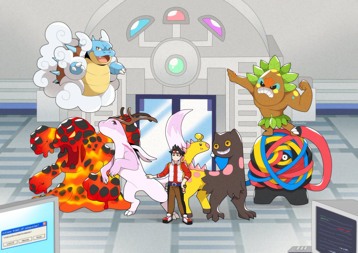 desinho_x's tweet photo. Pokemon Infinity Team 🖥️✨
commission to @ R | #pokemon #pokemoninfinity #digitalart
My commissions are open on ko-fi: https://t.co/96fxEbytgp, for custom orders send a dm! ✨ https://t.co/DPubrEdNjK