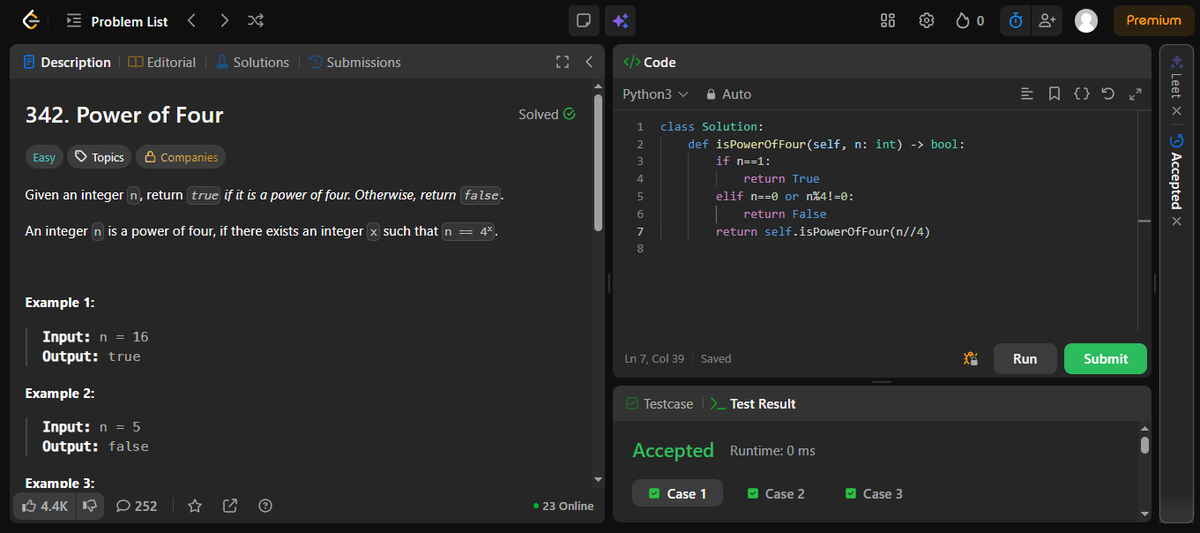 CoderAnand's tweet image. 🚀 Day 15 of my #DSA journey in #Python!
Solved 5 recursion problems today ✅
Recursion = breaking problems into smaller sub-problems. Improving my problem-solving &amp;amp; algorithm skills every day!

#Coding #LeetCode #Programming #DeveloperLife #TechSkills