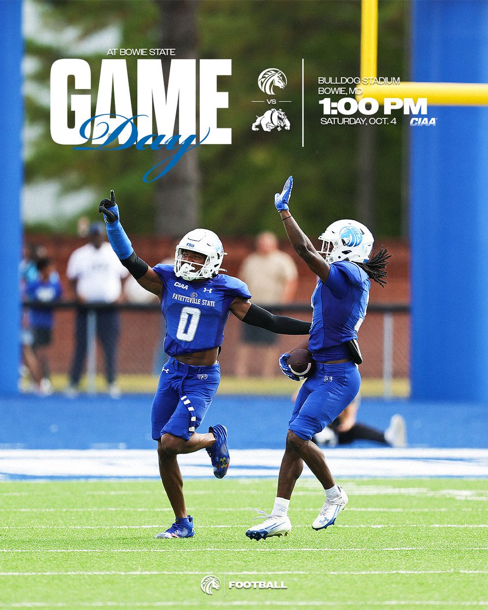 Fsubroncos_fb's tweet image. Taking a business trip 💼

📍Bowie, MD
⏰ 1 PM

#fsubroncos | #ciaa | #broncopride