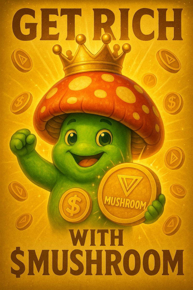 Other tokens launch with whitepapers. $MUSHROOM launched with a sticker pack and pure audacity.