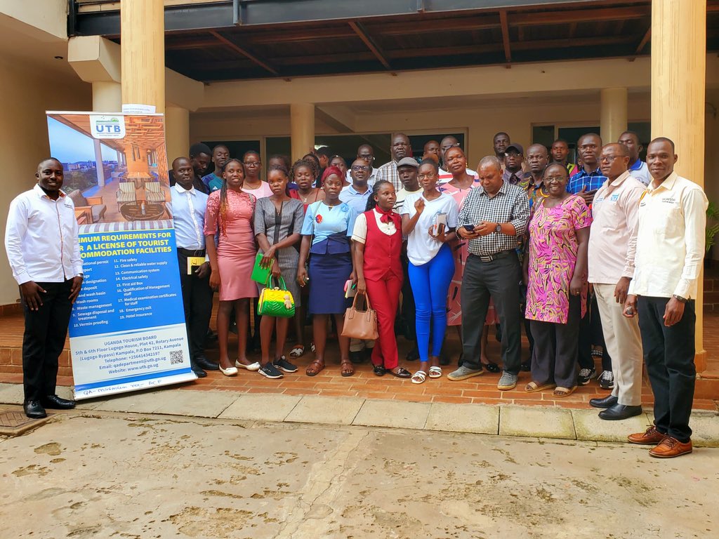 Just wrapped up a successful training for hoteliers &amp; hospitality stakeholders in Gulu City at Bomah Hotel ahead of Oktoberfest. We are  boosting hospitality standards &amp; improving Uganda’s competitiveness as a tourism destination. 
#ExploreUganda
#QualityAssurance