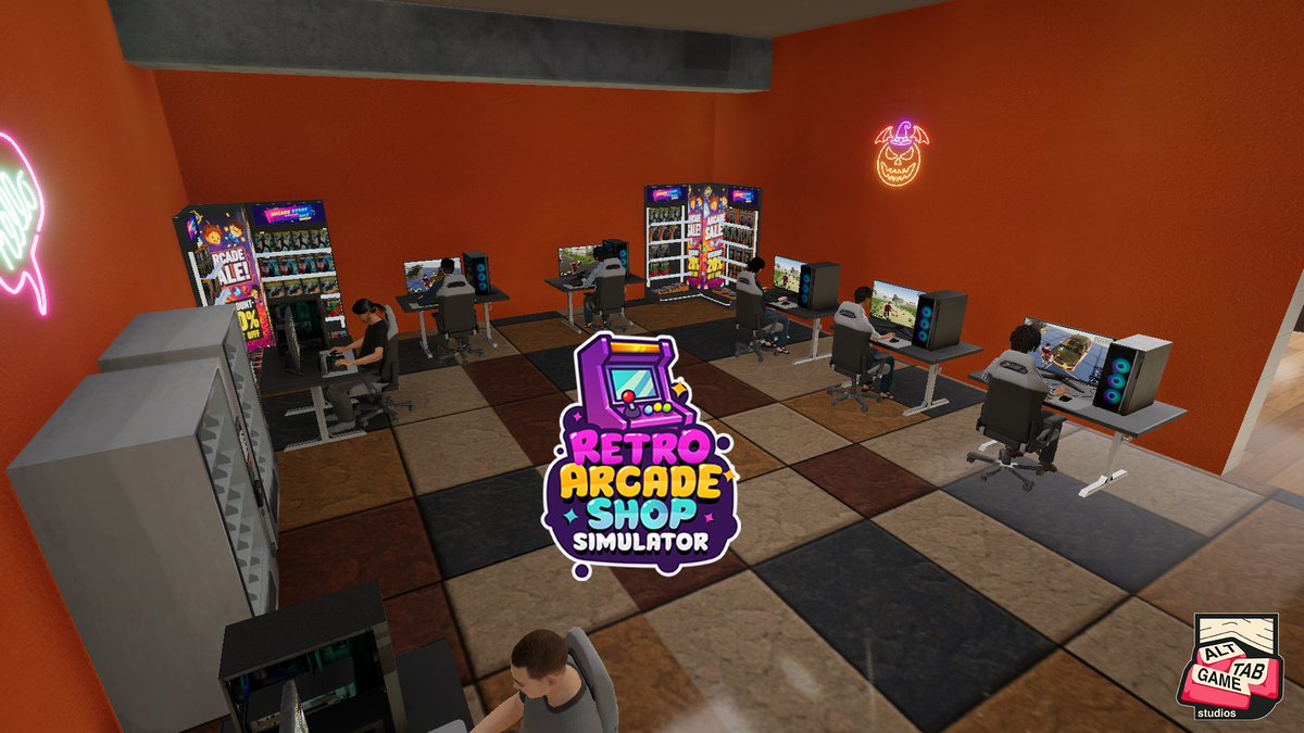 AltTabGame_'s tweet image. Here are a few screenshots from Retro Arcade Shop Simulator. We&apos;re bringing you a nostalgic experience.

For more information, please contact us.

#screenshotsaturday 

#indiegame #indiegames #IndieGameDev #gamedev #retroarcade #wishlist #steam #game #gaming #videogames #gamer