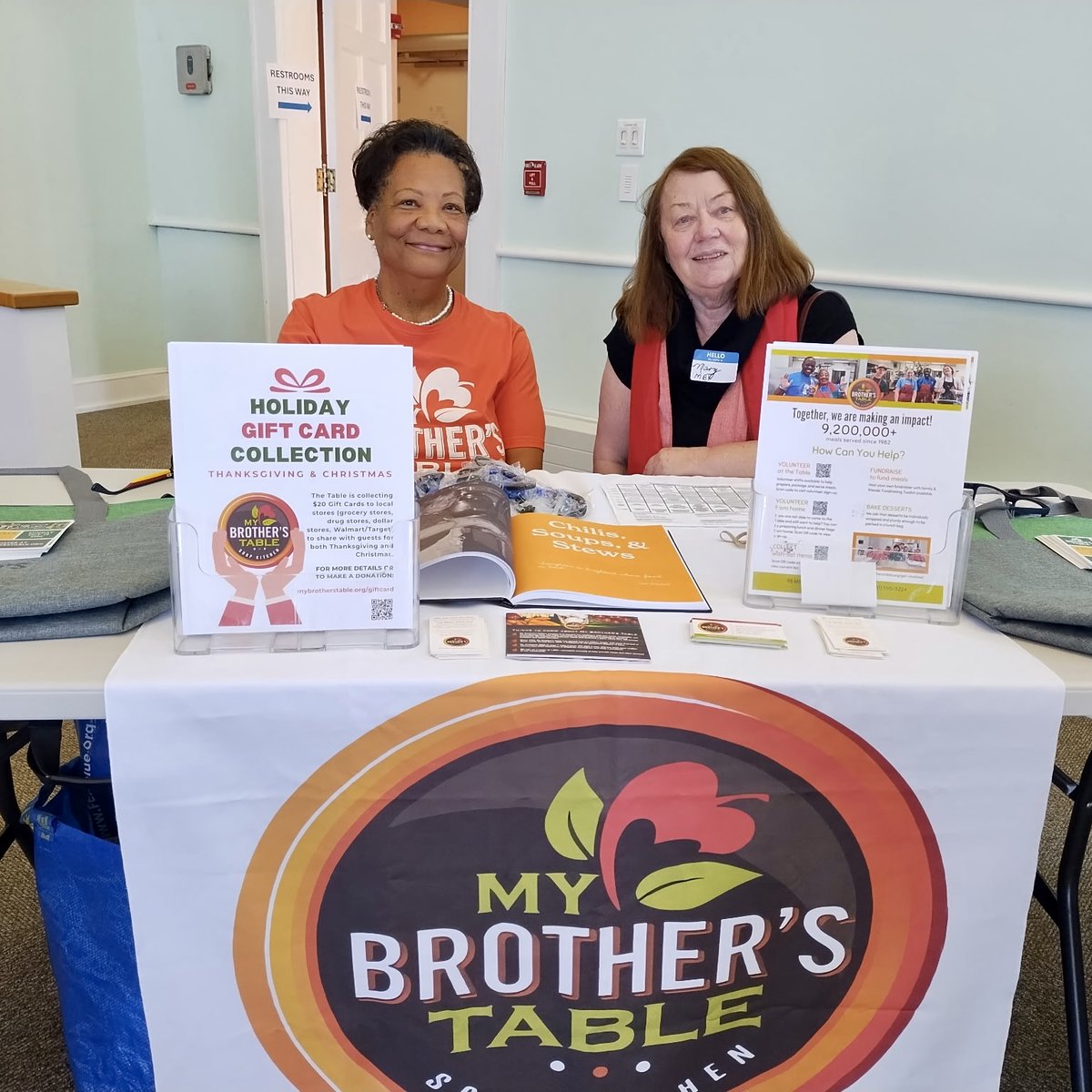 Happening now! My Brother’s Table is at the Community Resource Fair at Grace United Methodist Church in Lynn today. Stop by, say hello, and learn more about local programs and services available to you and your neighbors.