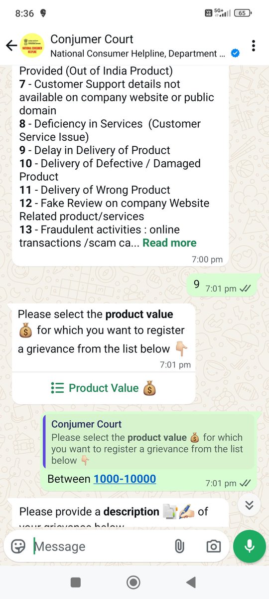 pk8321026's tweet image. "@Flipkart, I've filed a case against you in the consumer court due to your poor delivery and customer support. Despite multiple attempts, no resolution was provided. Now, let the law take its course. #Flipkart #ConsumerRights #FailedDelivery"