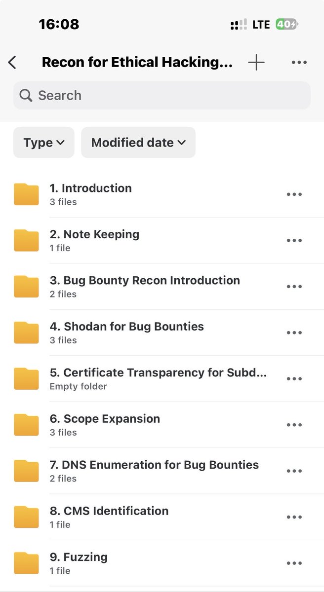 Here y’all go as promised: 
Title : Recon for Ethical Hacking Penetration Testing &amp; Bug Bounty

Link: mega.nz/folder/Mxtx0J7a

Decryption key: Lh4sxKgLqAJZyaA0DYRQ-A

Make sure you are following me on tiktok, I’ll be dropping hot resources there too ! 
Tiktok: