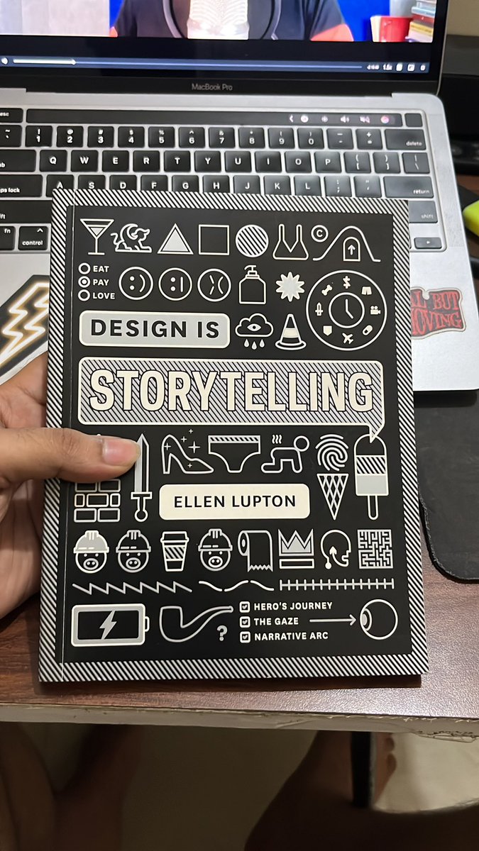 diswinner124's tweet photo. Got this amazing book “Design is storytelling” and I’m loving the intro itself 🙌 https://t.co/imGIuxoCeX