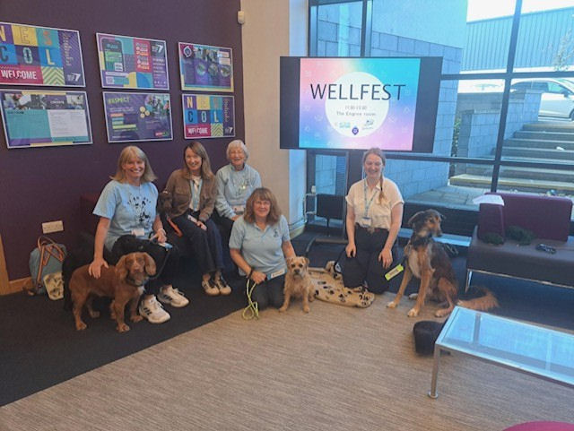 In Aberdeenshire: 𝐓𝐡𝐞𝐫𝐚𝐩𝐞𝐭®were invited to attend the 𝐖𝐞𝐥𝐥𝐅𝐞𝐬𝐭 event at 𝐍𝐨𝐫𝐭𝐡 𝐄𝐚𝐬𝐭 𝐒𝐜𝐨𝐭𝐥𝐚𝐧𝐝 𝐂𝐨𝐥𝐥𝐞𝐠𝐞 - 𝑨𝒍𝒕𝒆𝒏𝒔 𝒄𝒂𝒎𝒑𝒖𝒔 for a 𝐏𝐀𝐖𝐒 𝐀𝐠𝐚𝐢𝐧𝐬𝐭 𝐒𝐭𝐫𝐞𝐬𝐬® session... 🐾🎓🐾
<a href="/NESCollege/">North East Scotland College</a> <a href="/TherapetC/">@Therapet-CCST</a> <a href="/CanineConcern/">CanineConcernTrust</a>