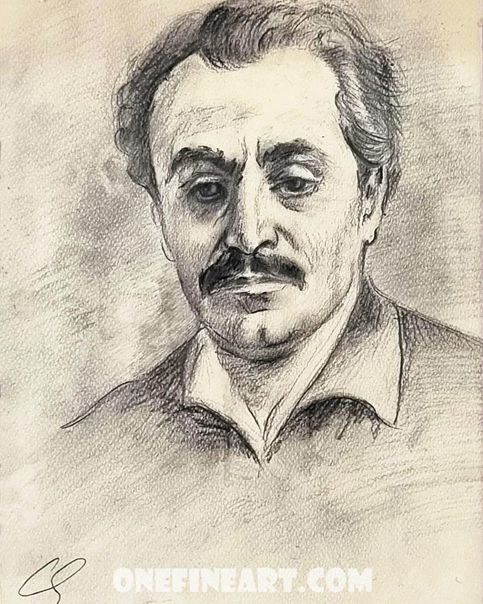 onefineart's tweet image. Available Portrait of Gibran Khalil Gibran, 30x23 cm, charcoal on paper by César Gemayel at an affordable price. onefineart.com

#availableart #art #gibrankhalil #gibrankahil #gibrankhalilgibran #gibrankahilgibran #cesargemayel #charcoalart #gibranportrait
