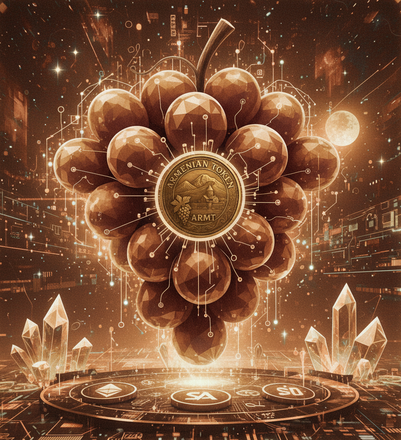 ArmenianToken's tweet photo. We are growing a community around ARMT, the token that transforms blockchain into a lifeline for Armenian children and families in need. Like a single grape growing on the vine, every contribution adds to something bigger.#ARMT #Crypto #Bullrun #ArmenianToken #CryptoCommunity https://t.co/InnvcPFC3S