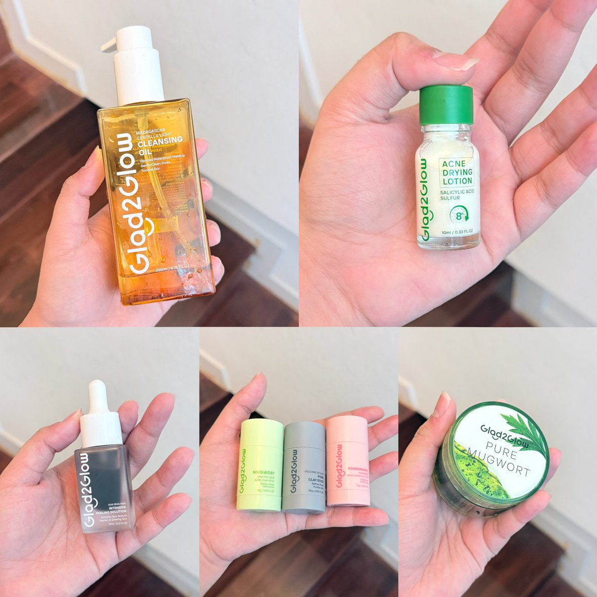 สายสกินแคร์ต้องลอง เซตดูแลผิวของ Glad2Glow ใช้แล้วผิวสะอาด นุ่ม สิวลดจริง ชอบคลีนซิ่งมาก ล้างเครื่องสำอางออกหมดแบบไม่แห้งตึง ส่วนมาส์กก็ช่วยให้ผิวสงบลงทันตา #ใช้จริงรีวิวจริง