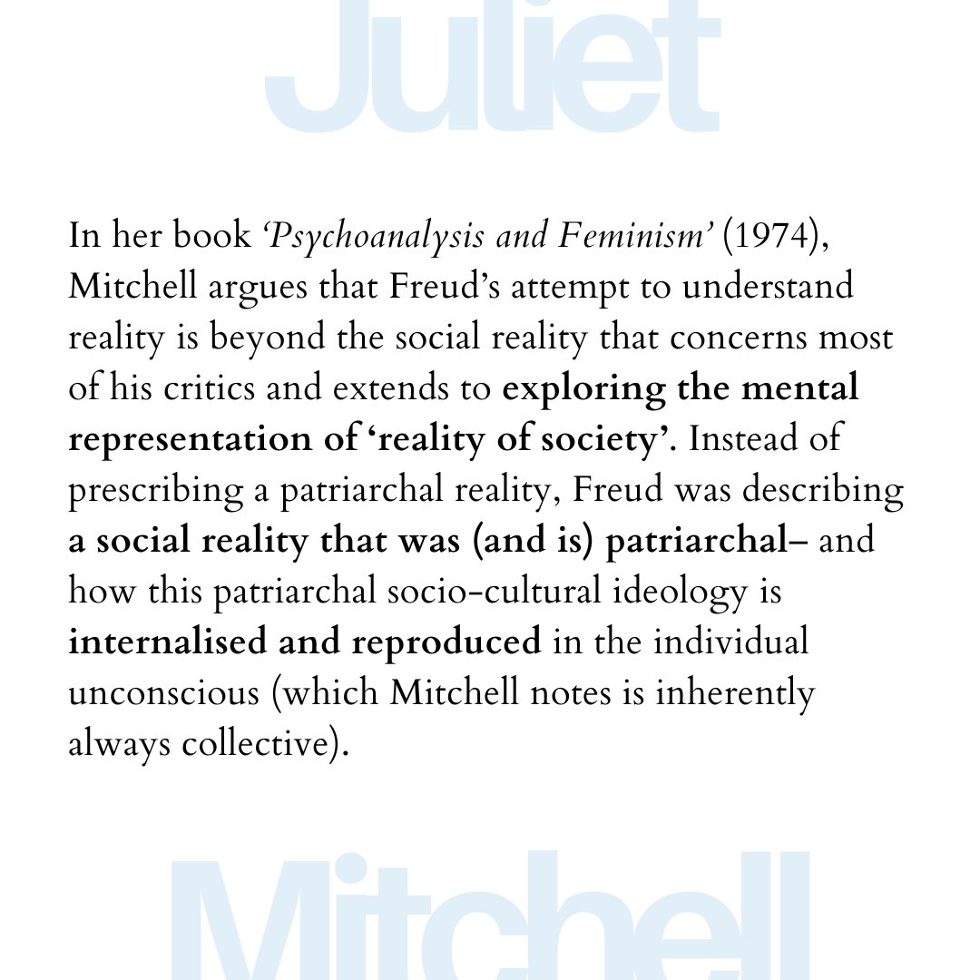 qafilaPSR's tweet photo. Qafila's #KnowYourThinker series—
Born on this day, in 1940, Juliet Mitchell is a British psychoanalyst, socialist-feminist thinker and literary critic. She is a pioneer thinker in the field of psychoanalytic feminism and gender studies.
#Psychoanalysis #JulietMitchell #Freud https://t.co/62Pw8qnG4X