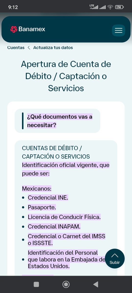 RenSinStimpy's tweet photo. @banamex en la sucursal 131 de Toluca, hoy no quisieron aperturar una cuenta de débito , que porque "el pasaporte no vale como identificación oficial" cuando claramente en su página dice que si, le sugerí a la encargada que entonces deberían de quitar ese requisito de su sitio https://t.co/a4CBF2YyuX