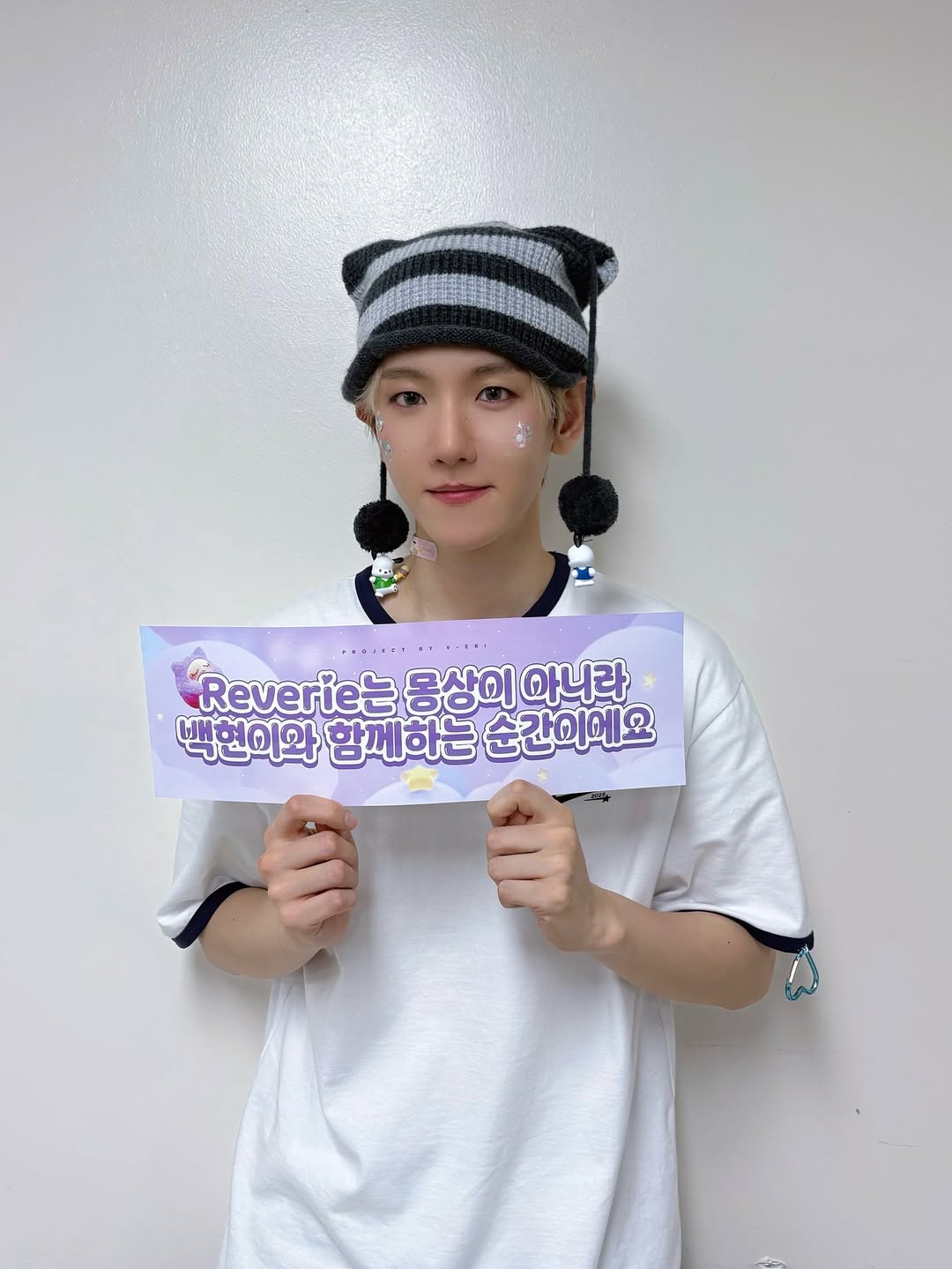 백현 BAEKHYUN】フレーム ネームボード オーダー ぷっくり 백현