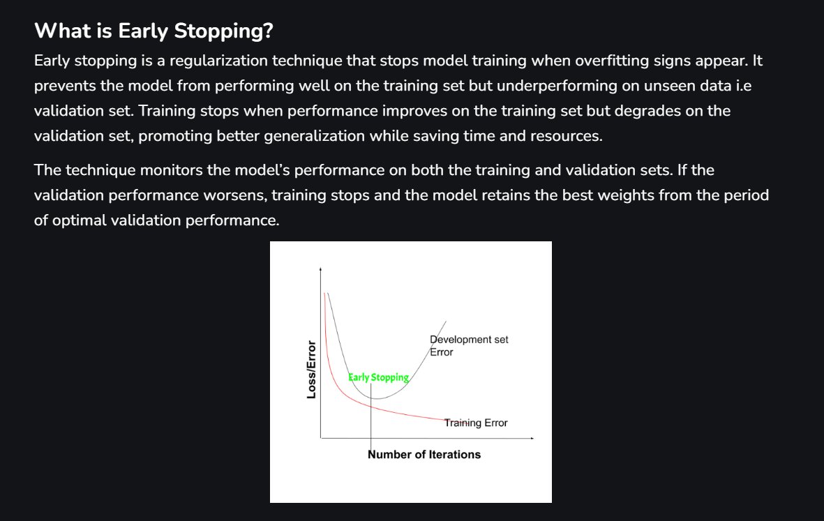 Dipson_kadariya's tweet photo. #LUD6
Day 06 :Concept Covered
๐น Early Stopping โ prevent overfitting
๐น Data Scaling โ faster convergence
๐น Dropout โ randomly drops nodes, solves overfitting
๐น Analogy: like Random Forest, neurons learn independently
@learning_utsav
#LearningUtsav2025 #DeepLearning #Day6 https://t.co/CZn1J01qgm