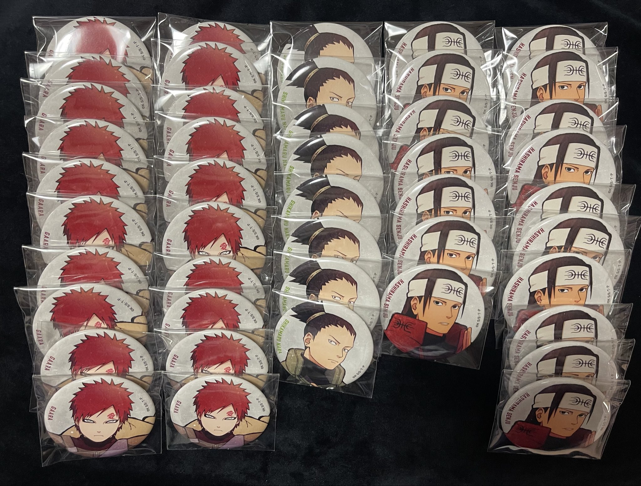 NARUTO ベースヤード オーロラ缶バッジ マダラ 柱間 5個セット NARUTO ベースヤード オーロラ缶バッジ マダラ 柱間 5個セット
