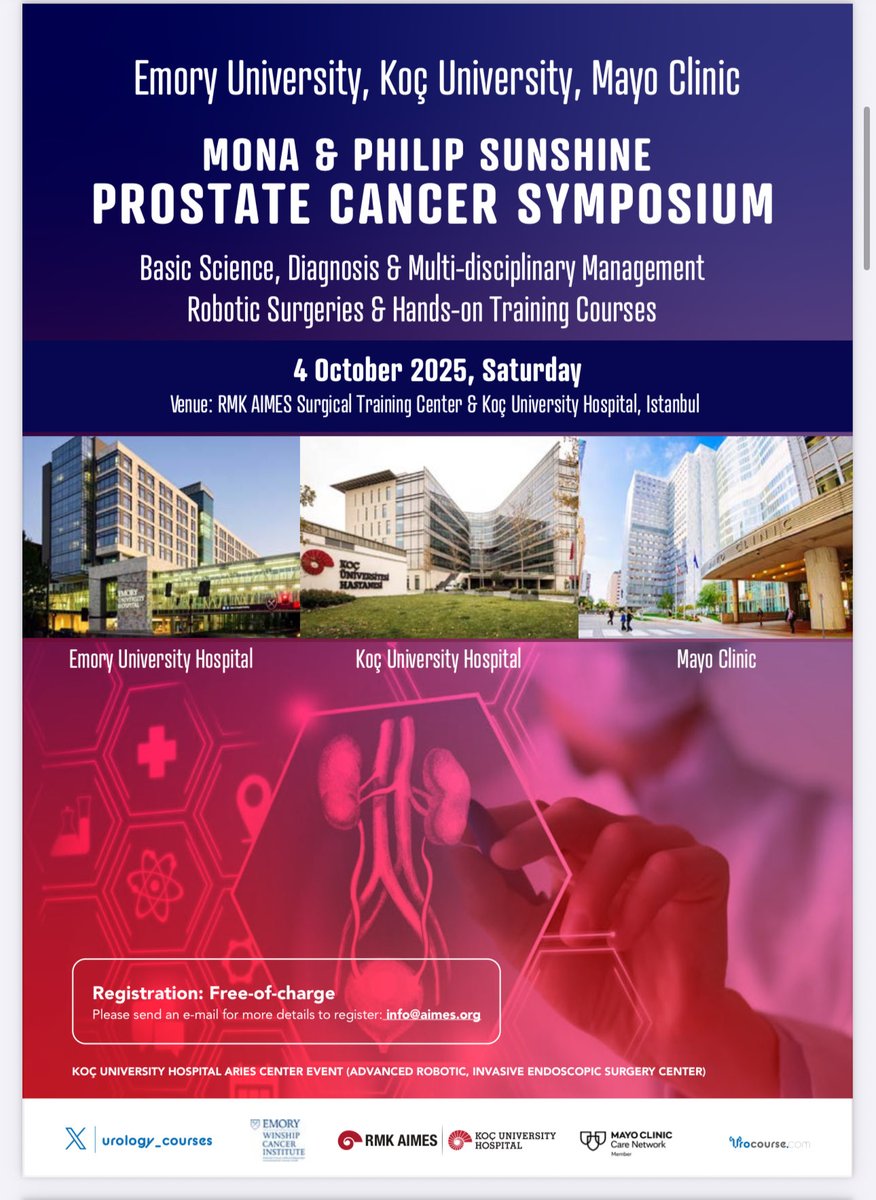 deniztural (@drdeniztural) on Twitter photo As Koç University, we held the third edition of the Sunshine Symposium this year in collaboration with Emory University and Mayo Clinic, bringing together our esteemed uro-oncology faculty members and participants from neighboring countries. As Koç University, we held the third edition of the Sunshine Symposium this year in collaboration with Emory University and Mayo Clinic, bringing together our esteemed uro-oncology faculty members and participants from neighboring countries.