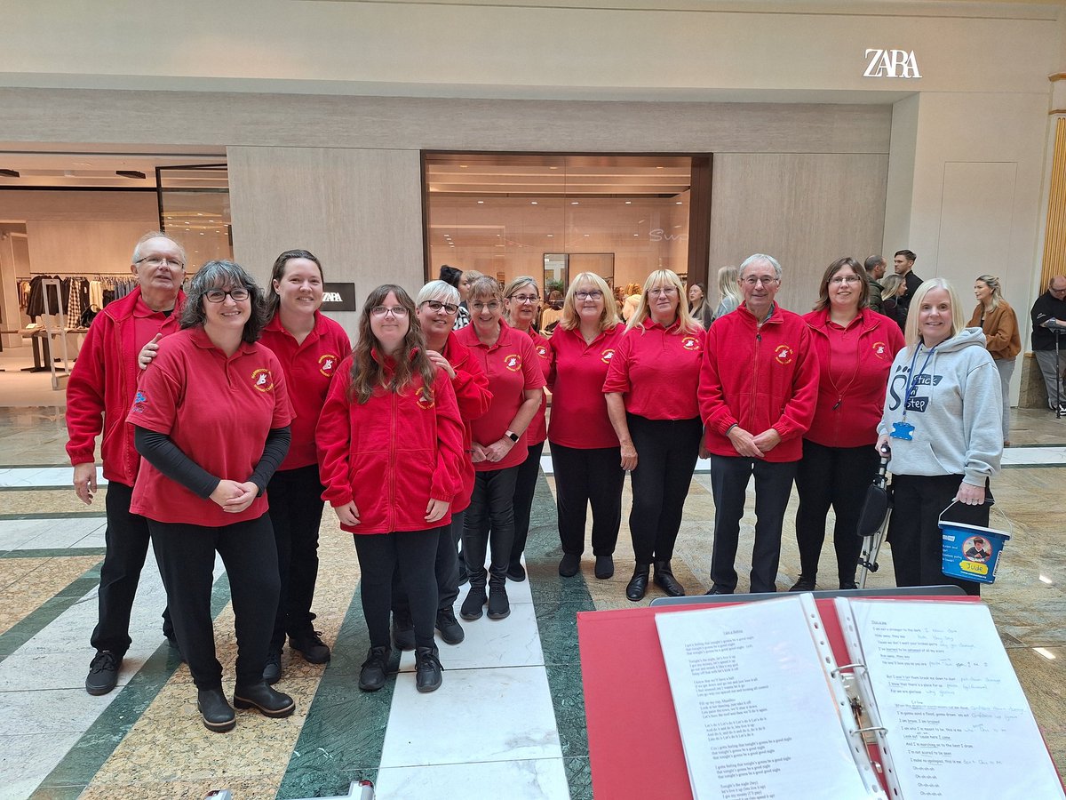 A wonderful hour at the Trafford Centre this morning. We were supporting the charity Stick 'n' Step Runcorn. They provide free conductive education to children with cerebral palsy, supporting them and their families to live more independent and fulfilling lives.