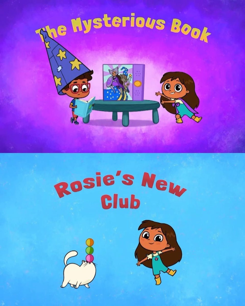 littlekev811's tweet image. First title cards for season 2 of #RosiesRules!