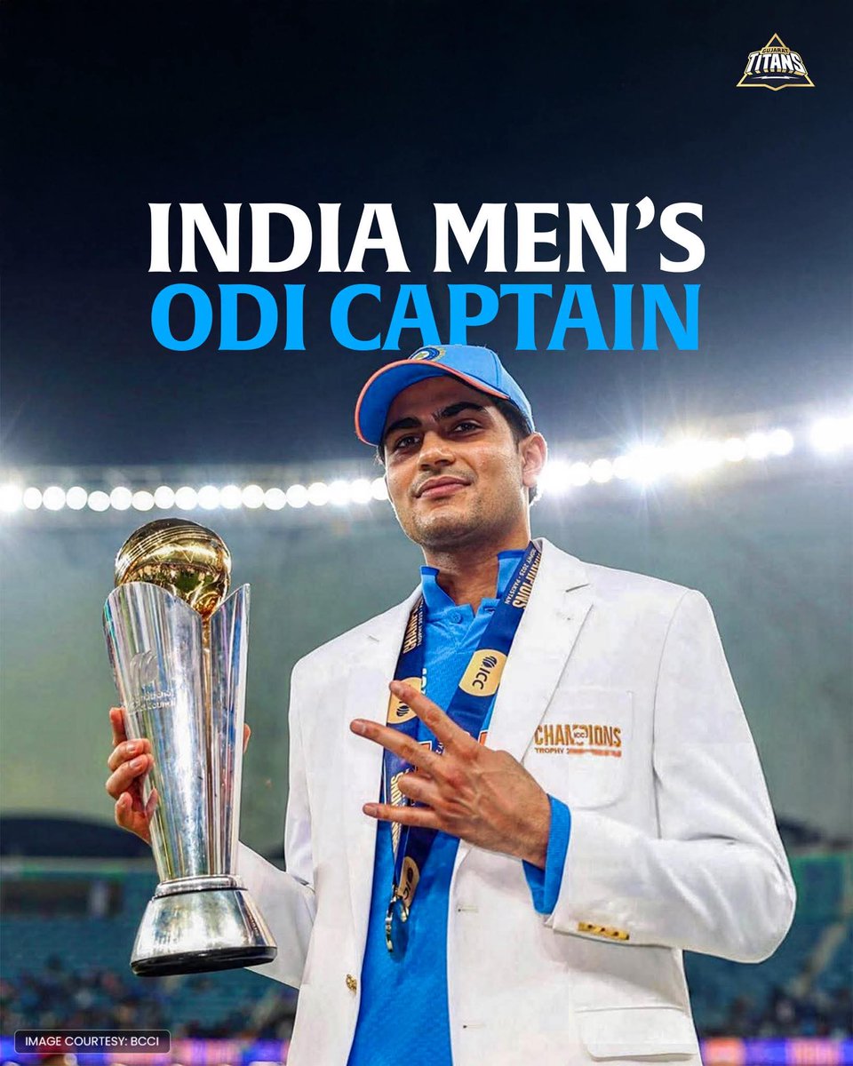 JrNowaj's tweet photo. Sadda Captain Gill. 💙
No injustice done, only justice to the future. Time to take #TeamIndia forward with a young brain, bold leadership, where every player is valued equally, and leading India towards glory. 🇮🇳🙏
#ShubmanGill #IndianCricket #ODI #Captain https://t.co/dOWeXysi74