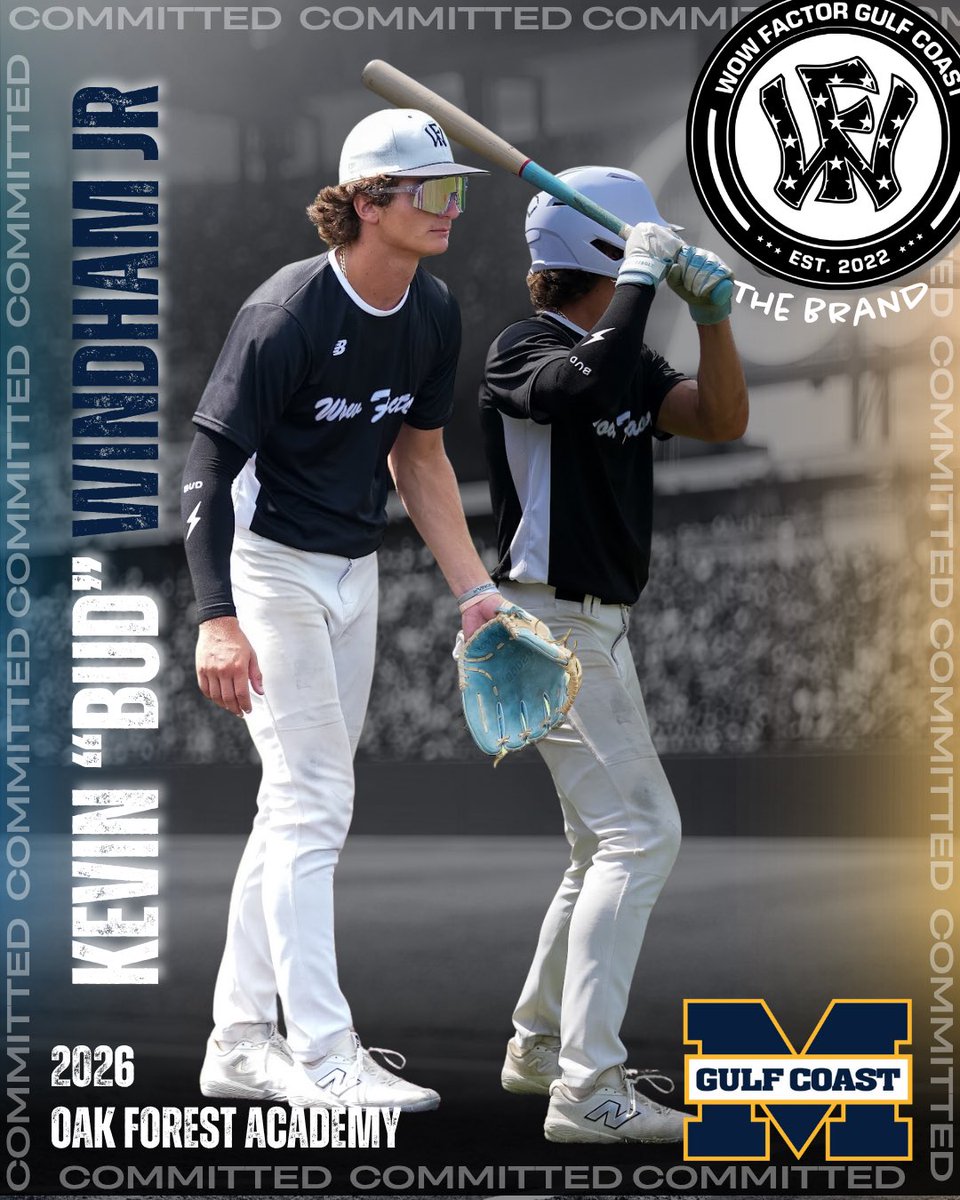 Congratulations to Kevin “Bud” Windham and his family on your commitment to MS Gulf Coast 

<a href="/bud_windham24/">Kevin Windham Jr</a>
<a href="/WowFactorNation/">Wow Factor Baseball</a> <a href="/LA_Nationals/">Wow Factor GulfCoast</a>