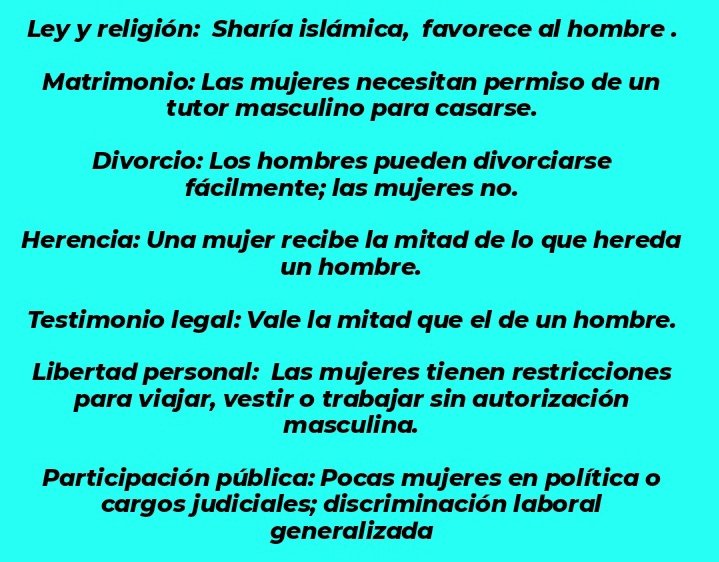 Algunas diferencias entre hombres y mujeres en Palestina.