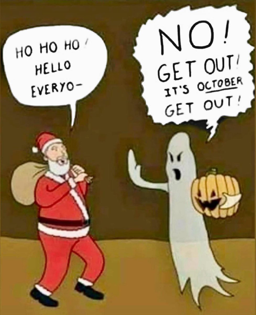 The gale force wind finally subsided enough to allow me to go shopping. I wish I hadn't! Christmas appears to have arrived in the supermarkets even earlier than usual this year....which made me particularly appreciate this meme! All I can add is "Precisely!"