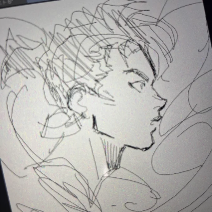 チャチャチャーと描いた割にはウーヤン😏 