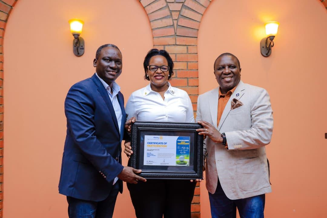 Last evening, our Team Leader and Registrar General Ms. Mercy K. Kainobwisho joined other distinguished contributors in a fundraising initiative to support the construction of the Mama Kariisa Maternity Ward at Rubaare Health Centre, Ntungamo District.

In her remarks, she