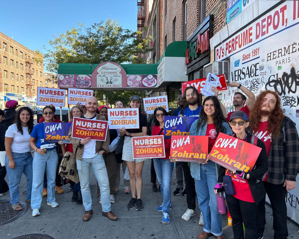 CentralLaborNYC's tweet image. Bay Ridge stand up! NY’s unions are hitting the pavement to support Zohran Mamdani for NYC Mayor
Let’s go! #NYCLaborVotes #1u