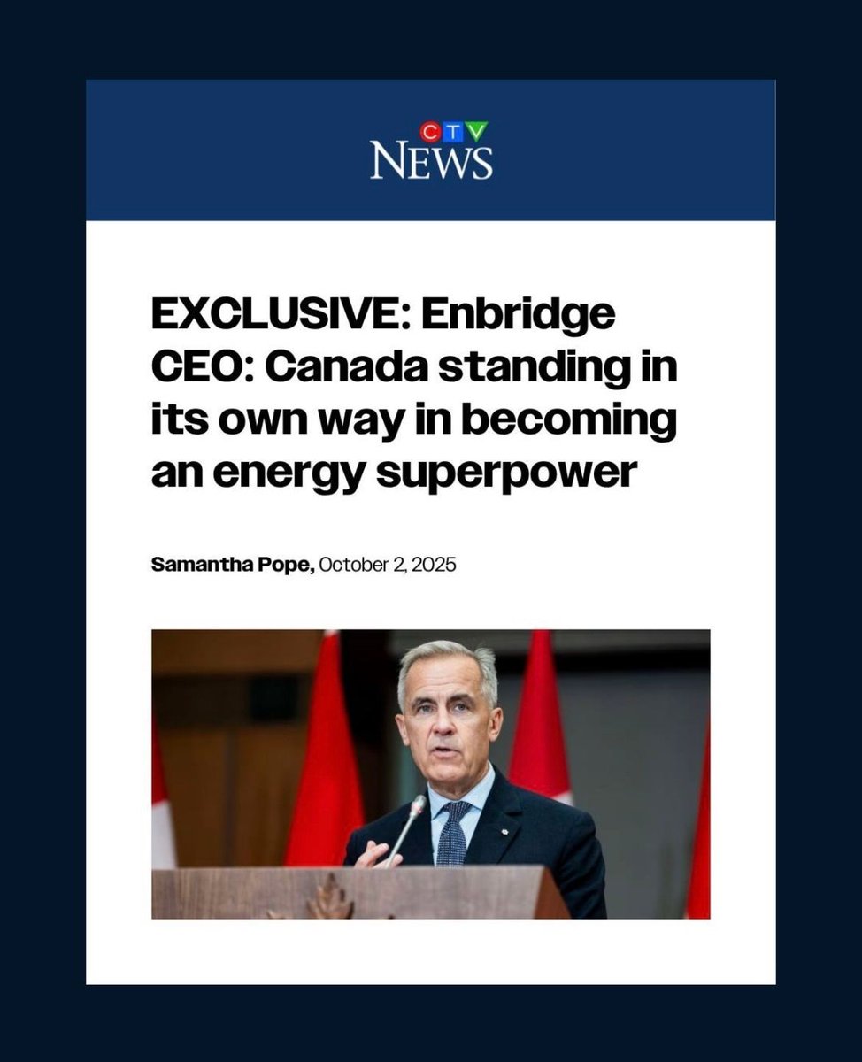 Good news: Enbridge’s CEO believes Canada has the resources and ambition to become a global energy superpower. 

Bad news: It is Liberal anti-energy laws that stand in our way.