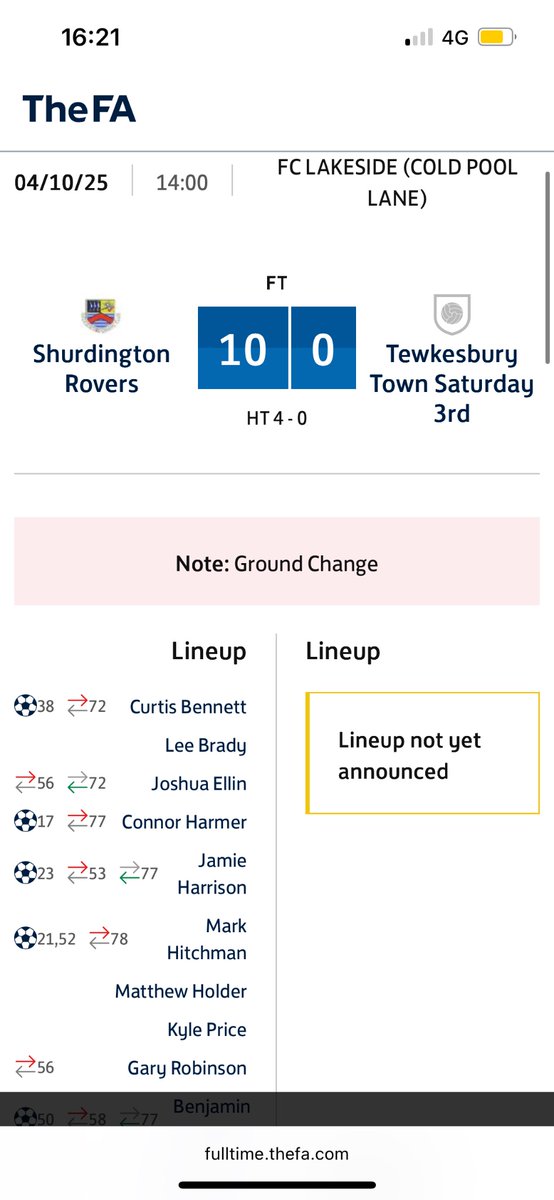 ⚽️⚽️ Hitchman
⚽️ Harmer 
⚽️ Harrison 
⚽️ Bennett
⚽️ Sluman 
⚽️⚽️⚽️ Moore 
⚽️ Jay-Orchard