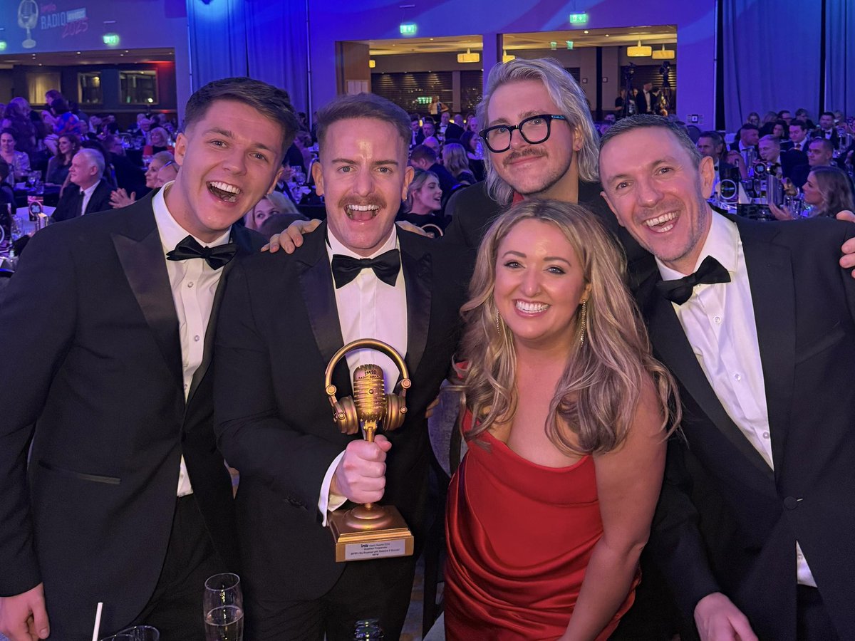 We are beyond thrilled to pick up Best Breakfast Show at last night’s <a href="/IMRORadioAwards/">IMRO Radio Awards</a> for <a href="/98FM/">98FM</a>’s Big Breakfast! 🥹