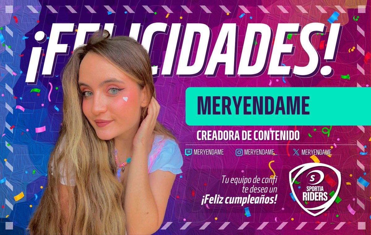 Hesports_'s tweet photo. Hoy es el cumpleaños de dos de nuestras creadoras de contenido 🥳
¡Muchísimas felicidades @Siaura_ & @meryendame, que lo paséis genial en vuestro día! 🫶🏻
#SPKFamily 💙 https://t.co/4gytN1UT7v