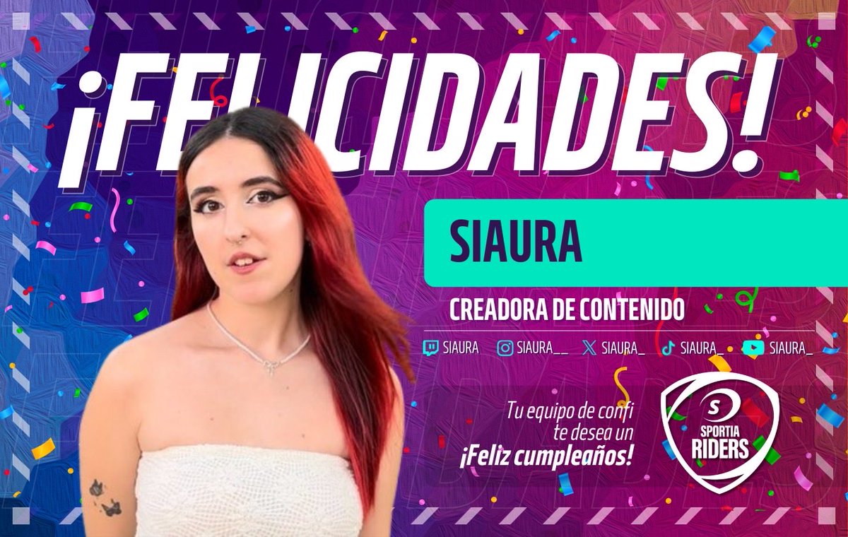 Hesports_'s tweet photo. Hoy es el cumpleaños de dos de nuestras creadoras de contenido 🥳
¡Muchísimas felicidades @Siaura_ & @meryendame, que lo paséis genial en vuestro día! 🫶🏻
#SPKFamily 💙 https://t.co/4gytN1UT7v