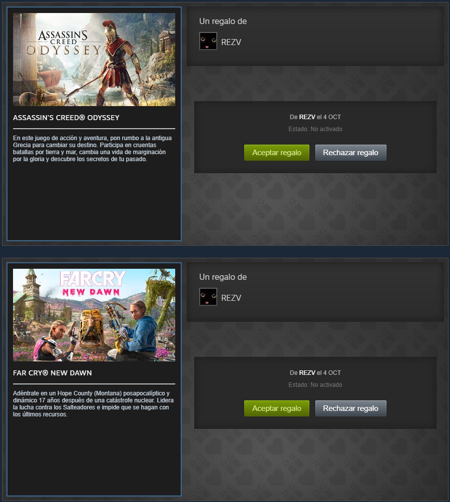 ChronoDavilus's tweet photo. Hoy es mi cumple! No te pases! <3 Muchisimas gracias @the_REZV  #steam #assassinscreed #farcry https://t.co/amV24SwQ9F