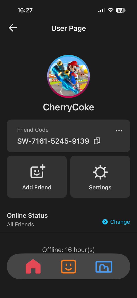 Finally got my switch 2 
Looking for friends who play for a laugh and to have fun online. 

Feel free to add me.