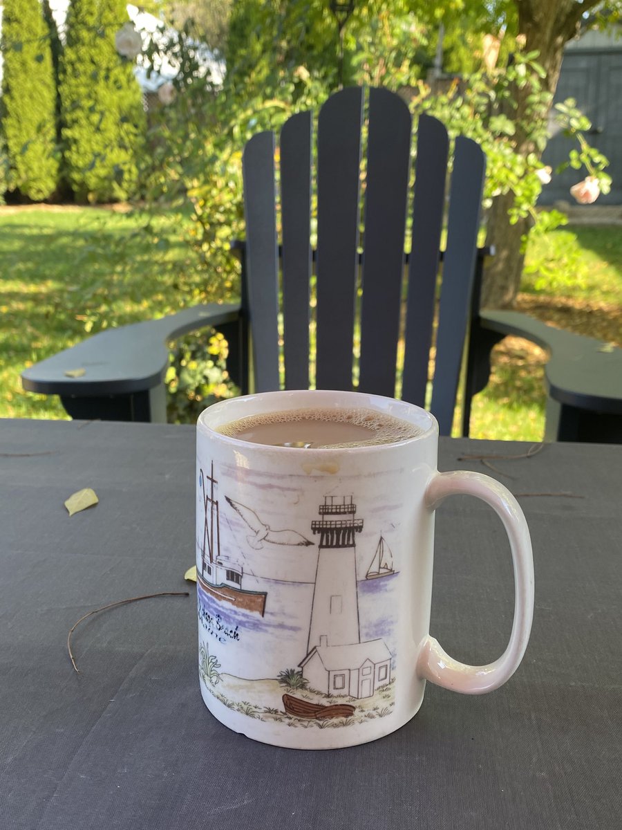 Justin87925317's tweet image. Good morning world Oct 4 and Sunny +32 coming in wow. The leaves are changing the coffee is great. The Rose still hanging on to wish me a great day. Like the Rose I wish you all a great day of happiness and health world🥰. #greatday