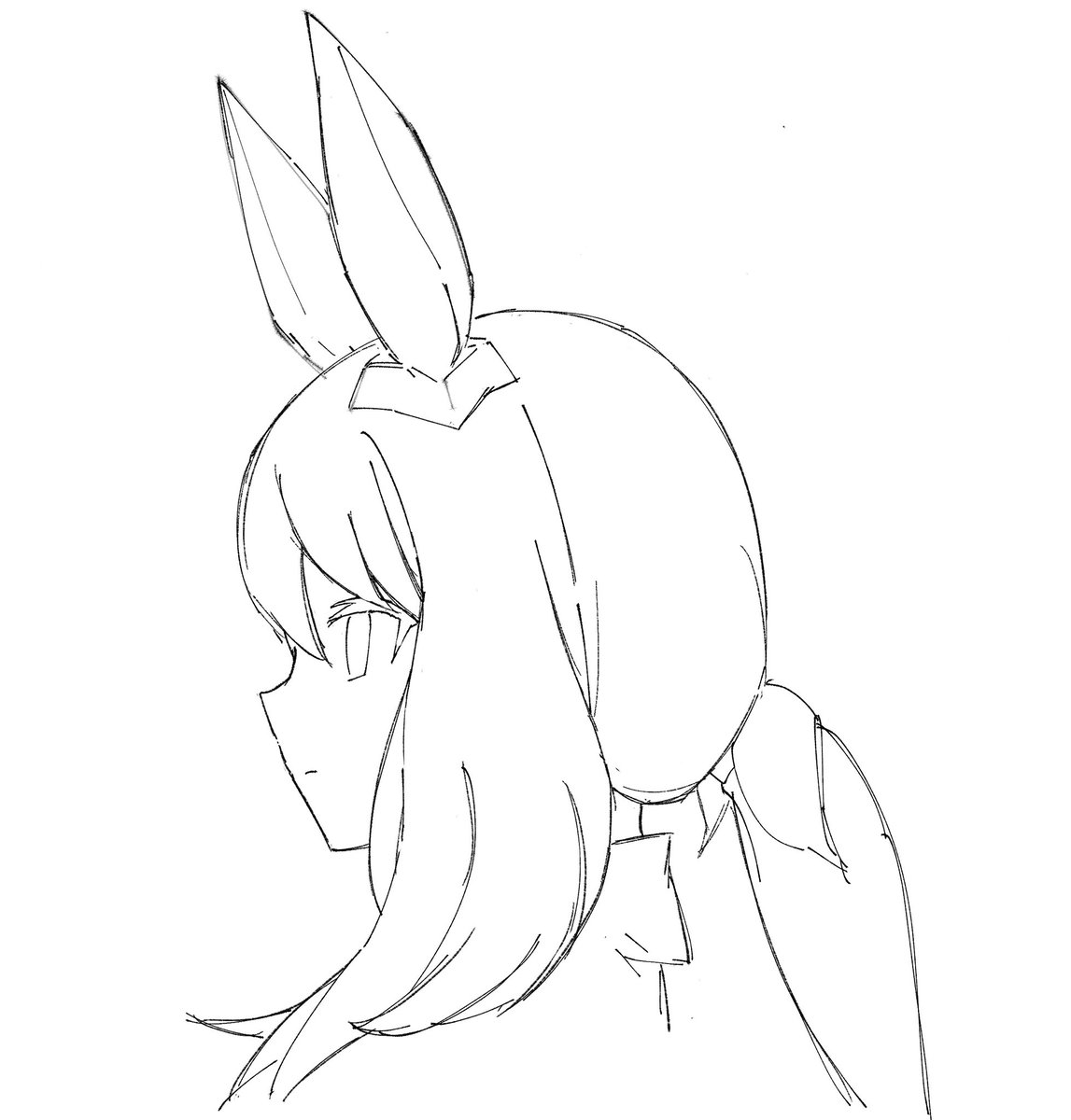 daimyo_bzm's tweet image. アヤベさんの横顔練習