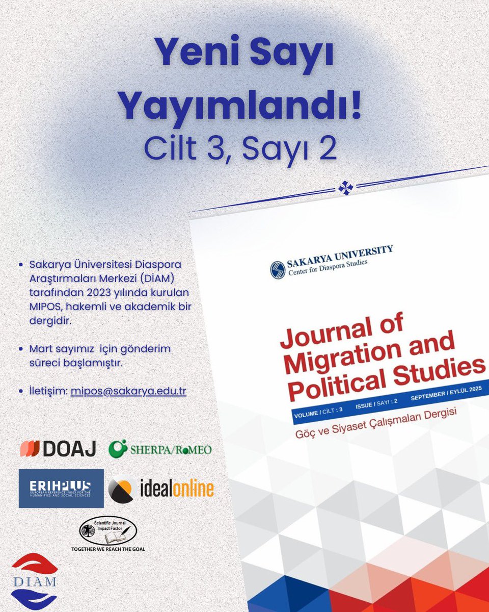 MİPOS’a makalelerinizi DergiPark platformu üzerinden yükleyebilirsiniz.
Ayrıntılı yazım kuralları ve değerlendirme süreci için dergi sayfamızı ziyaret edebilirsiniz: dergipark.org.tr/tr/pub/mipos