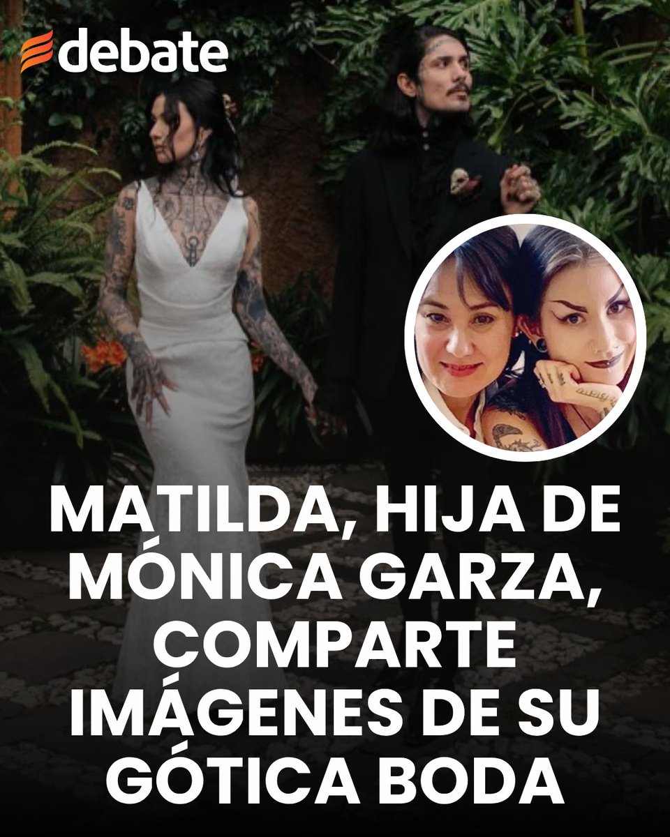 💀👰🤵🖤 Boda gótica y familiar: Matilda, hija de Mónica Garza comparte  imágenes de su boda Matilda, hija de la conductora Mónica Garza, compartió  detalles de su boda, que mezcló elementos oscuros con, image size:960x1200