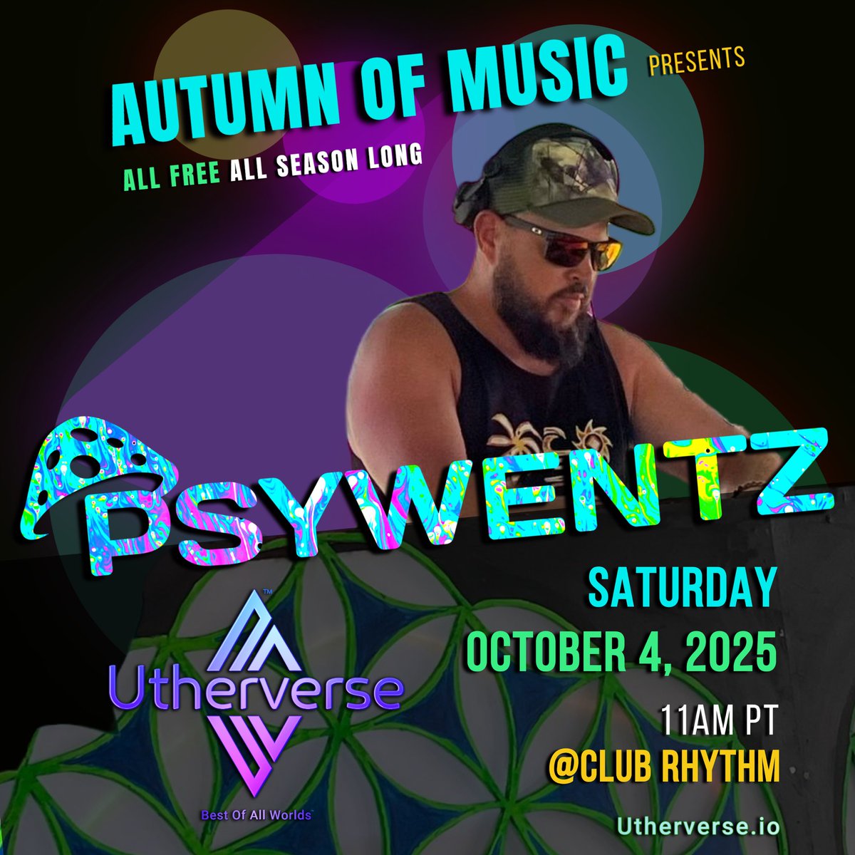 TODAY!

UTHERVERSE’S PRESENTS ‘AUTUMN OF MUSIC’

<a href="/PsyWentz/">Wentzel Annandale</a> Will be performing 11AM PACIFIC

*Download #XAEON browser - Link in bio*