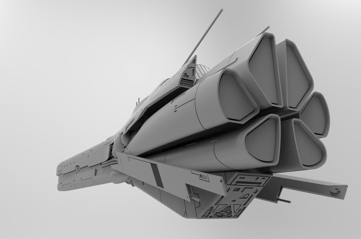 帝国軍黒色槍騎兵艦隊の旗艦、ケーニヒス・ティーゲル（王虎）の設計がついに完成しました！今回も1/4000スケールで、全長は約20センチ強となっています。

#銀河英雄伝説