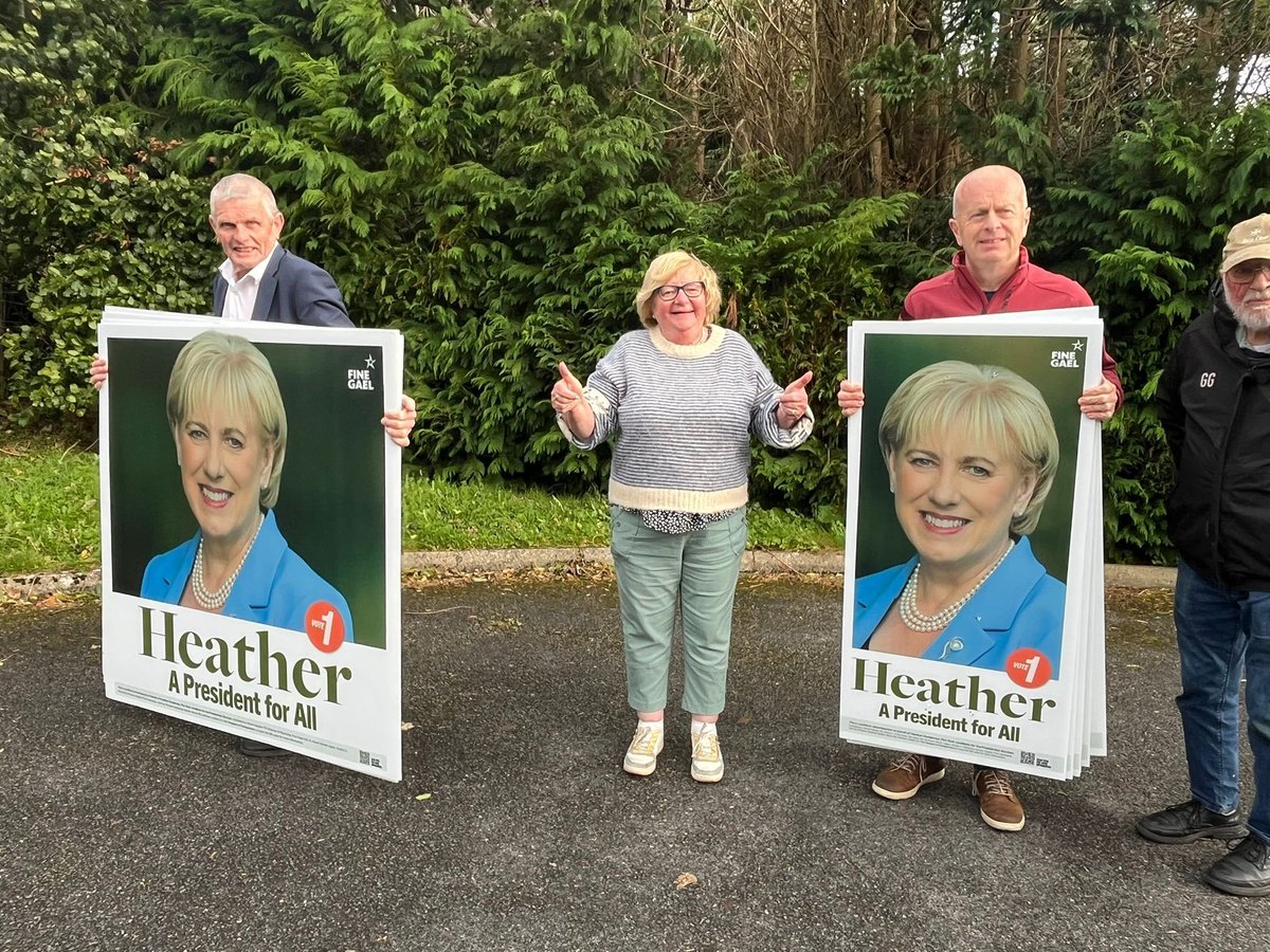 Busy Day in Clare. ‘Heather for President’