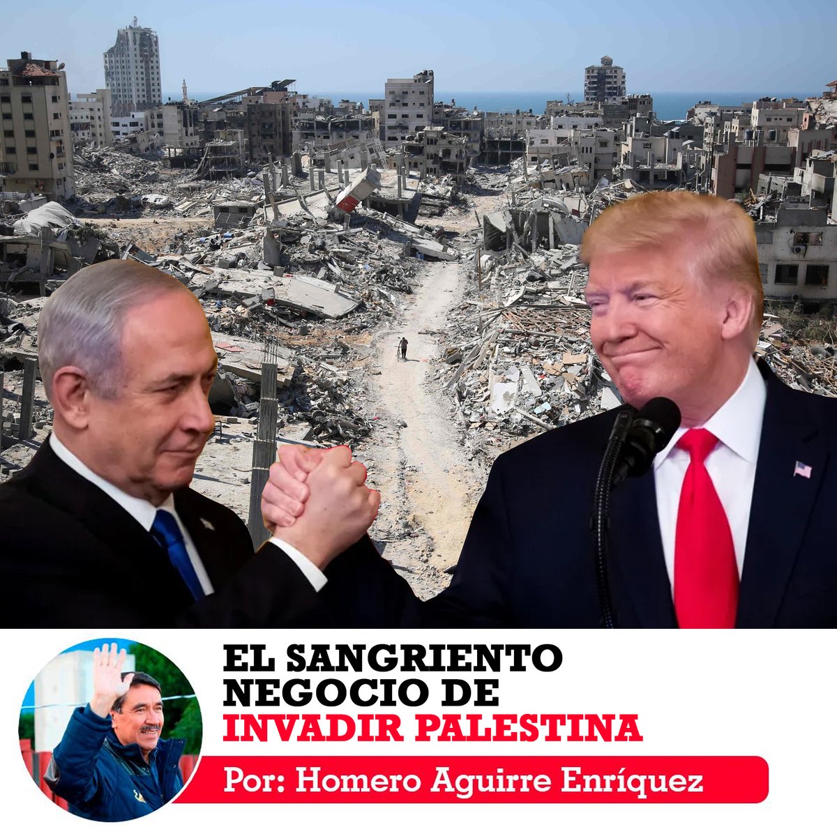 De llevarse a cabo el plan de Trump, significará para Palestina la derrota y el desarme de las fuerzas de la resistencia; la renuncia a que regresen a ocupar sus hogares millones de desplazados por años de violencia israelí (...)

La situación es más grave y peligrosa que nunca y