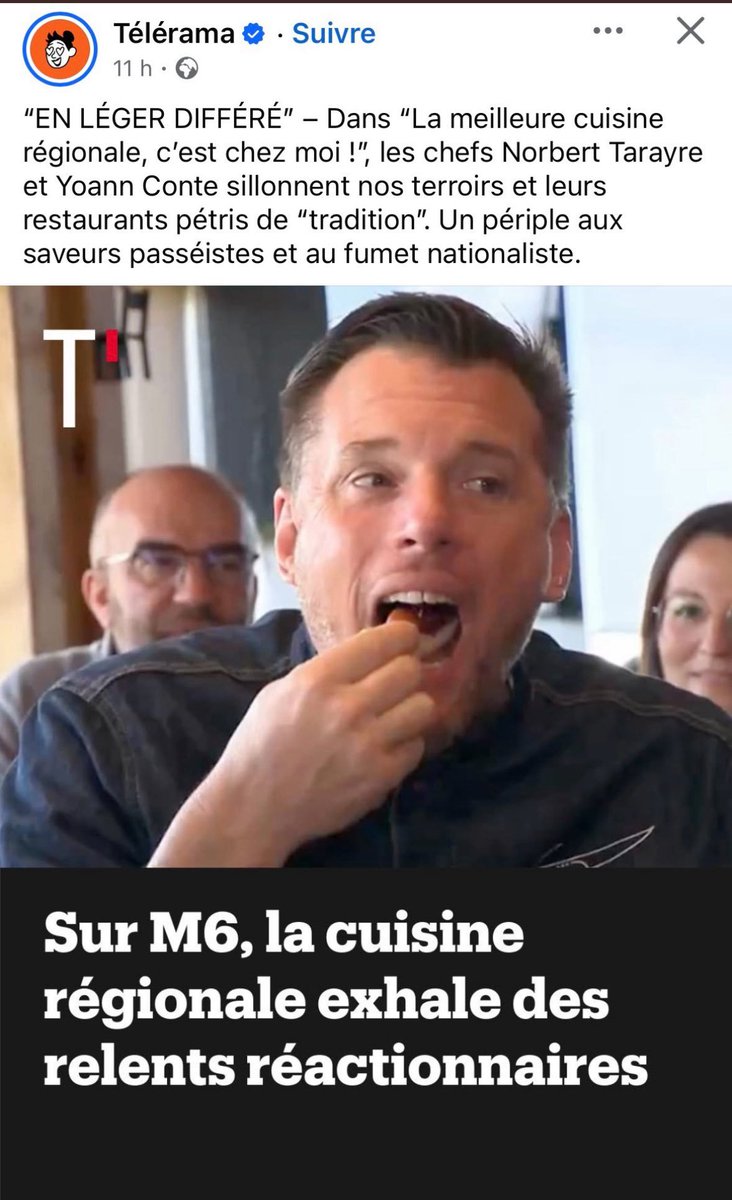 JeanMizrahi's tweet photo. Quand Télérama voit des relents de « réaction » dans la cuisine régionale

Il est fascinant de constater à quel point une partie de la gauche culturelle persiste, avec une ferveur quasi rituelle, à suspecter tout attachement collectif d’un parfum nauséabond. Dans les lignes de Télérama consacrées à une émission de M6 sur la cuisine régionale, ce n’est plus le goût du fromage affiné ou du vin corsé qui emplit l’air, mais, dit-on, un « fumet nationaliste ». Comme si le terroir n’était pas une terre, mais une prison. Comme si célébrer les recettes de grand-mère équivalait à dresser des frontières invisibles autour de son assiette.

La gauche, depuis Mai 68, semble n’avoir jamais vraiment compris que l’individu, pour s’accomplir, a besoin d’un groupe auquel se rattacher. L’idée d’un sujet souverain, libéré de tout carcan, a produit ses fruits : un individu proclamé libre, mais qui erre souvent dans le désert des repères dissous. Hannah Arendt écrivait que la solitude absolue ouvre la voie aux tyrannies, parce qu’un homme déraciné cherche désespérément un substitut d’appartenance. Loin de libérer, l’atomisation isole.

La cuisine est précisément l’un de ces ancrages collectifs. Elle n’est pas seulement l’art d’accommoder des denrées : elle est un langage, une mémoire, une liturgie quotidienne où se transmet l’âme d’un peuple. Elle relie les vivants à leurs morts, les enfants aux ancêtres, les convives à la maison. Dire que la cuisine « sent le passé », c’est oublier que l’identité culinaire est au contraire une force de continuité : elle donne à l’individu le cadre stable dans lequel il peut expérimenter la liberté. Car pour oser le nouveau, il faut un sol solide. L’homme ne peut « danser au bord du volcan » qu’à condition de savoir sur quelle terre il pose ses pieds.

En niant la valeur des appartenances, la gauche a livré les individus au seul marché. C’est là un paradoxe saisissant : ceux qui se disent ennemis du commerce, contempteurs de la société marchande, ont en réalité jeté les hommes sans défense dans les bras de cette dernière. Car en détruisant les identités collectives – terroirs, patries, familles, traditions –, ils ont ouvert un vide. Et le marché, comme la nature, a horreur du vide. Ce vide a été rempli par les marques, par les logos, par les identités de substitution que l’on arbore comme on portait jadis un blason ou un costume régional. L’homme désaffilié se croit émancipé de toute tutelle, mais il se retrouve livré, nu, aux plus puissants marchands.

À défaut de village, il adopte la tribu Nike, Apple ou Coca-Cola. À défaut de récit, il s’identifie aux influenceurs qui vendent une identité factice sur Instagram. Ce n’est pas la tradition qui étouffe, c’est le conformisme marchand, cette standardisation universelle où l’on consomme la même pizza ou le même "big mac" de Tokyo à New York.

D’où cette révolte confuse des peuples, qu’on taxe aussitôt de « populisme ». Ils sentent qu’on veut leur arracher leur identité, qu’on voudrait faire d’eux de simples consommateurs globaux. Et dans cette logique, tout pays qui assume sa différence, toute nation qui revendique une singularité forte, devient insupportable aux yeux d’une certaine gauche - sauf si elle est présentée comme "opprimée" ou "colonisée". Israël en est l’exemple paradigmatique. Qu’on le critique pour ses fautes est une chose. Mais la haine viscérale qu’il suscite tient aussi à sa force identitaire : un peuple dispersé, humilié, presque anéanti, et qui a reconstruit un État en assumant une mémoire, un récit et une foi commune.

Cette identité peut donner une énergie vitale. Elle se traduit en Israël par une natalité vigoureuse, exceptionnelle dans le monde développé, signe d’une confiance dans l’avenir. Les enfants naissent là où il y a espoir. Ernst Bloch rappelait que l’humanité vit d’« espérance concrète » : sans projection vers demain, les berceaux se vident. C'est ce qui est en train de nous arriver en France et ce devrait être au coeur du débat politique. Car là où le trouble identitaire s’installe, la natalité décline. Le Japon, autre nation fortement identitaire, illustre cette inquiétante exception : identité forte, mais natalité effondrée. Faut-il y voir la conséquence d’une culture saturée de perfection formelle mais qui n’offre plus de confiance dans le futur ? La question mérite d’être posée.

Ainsi, en réduisant la cuisine régionale à un « relent réactionnaire », Télérama ne fait que rejouer l’opposition, désormais stérile, entre l’individu et la société. Mais c’est oublier que l’individu n’existe jamais sans intégration à un groupe. Sans terroir, sans culture, sans récit, l’homme n’est plus qu’un atome désorienté. Et c’est alors qu’il se jette dans les bras des marchands d’illusions. La vraie liberté ne se conquiert pas contre la tradition, mais à partir d’elle.

En somme, le ragoût de grand-mère, loin d’être une nostalgie suspecte, est peut-être l’un des rares antidotes contre la soupe fade de l’uniformisation mondialisée.